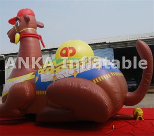20FT High Big Inflatable Advertising Cartoon Camel Character