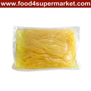 Pickled Radish Takuan Oshinko Strip in Plastic Bags 400g, 500g for Sushi Raw Material