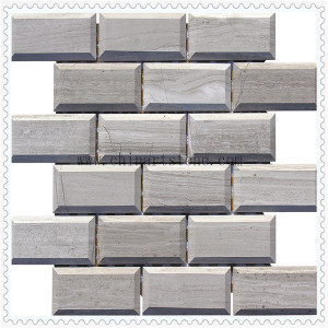3D Marble and Granite Stone Mosaic for Wall Decoration