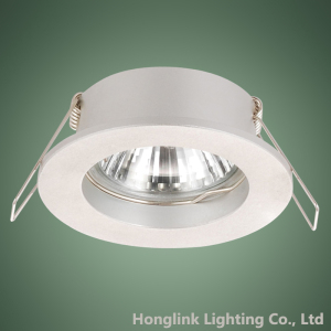 GU10 or MR16 Household Recessed Ceiling Aluminum 50W Halogen Downlight